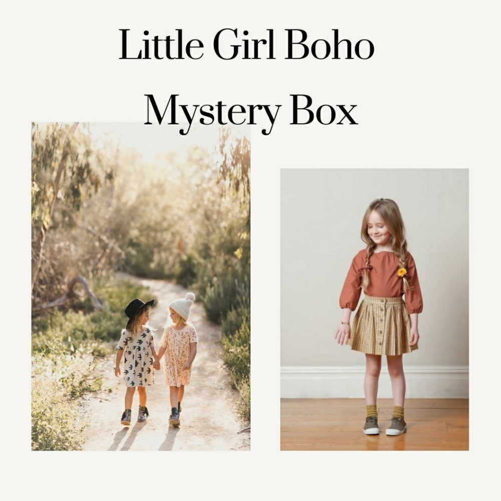 Little Girl Boho Mystery Box! You Choose Size! 🌿